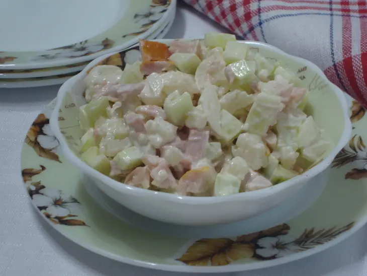 Салат из цветной капусты: шаг 4