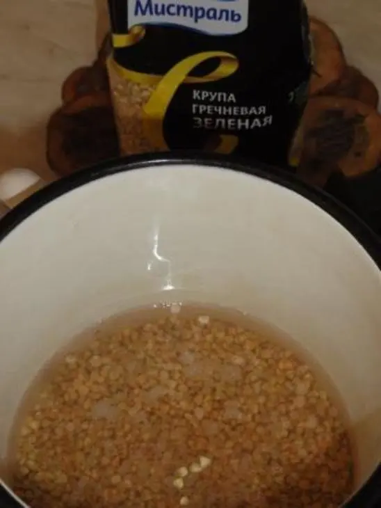 Салат из гречки, пшена, фасоли и тунца.: шаг 1
