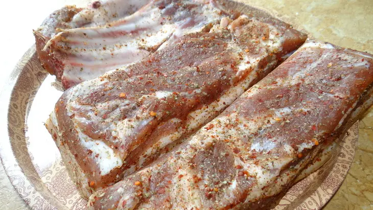 Грудинка и ребра полукопченые: шаг 4