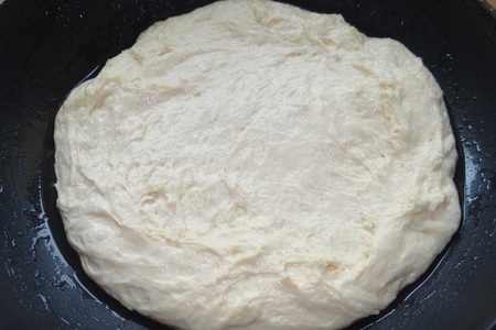 Жаренный пирог на кефире с сыром и луком: шаг 1