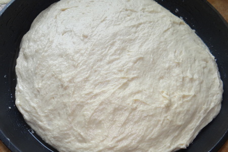 Жаренный пирог на кефире с сыром и луком: шаг 3