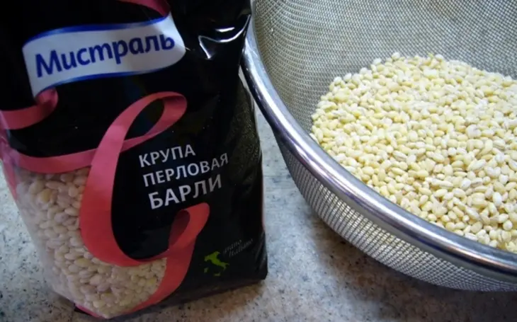 Горшочки с перловкой и говядиной: шаг 1
