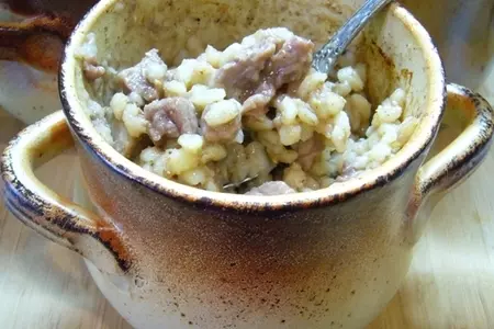 Горшочки с перловкой и говядиной: шаг 5