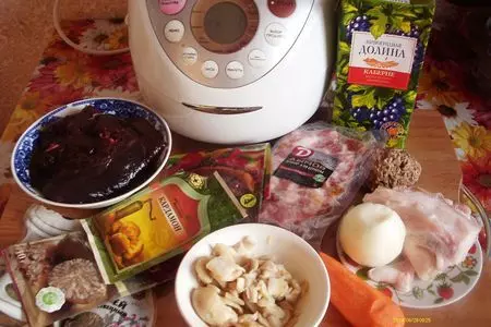 Паштет из говяжьей печени а-ля бургиньон. в мультиварке.: шаг 1