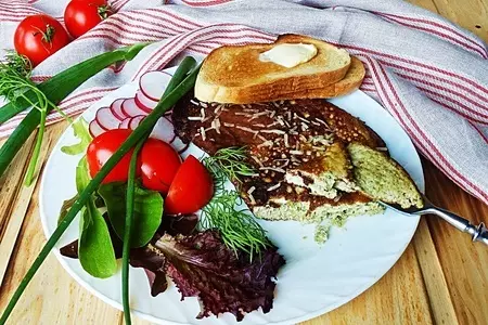 Фриттата с брокколи и беконом.: шаг 6