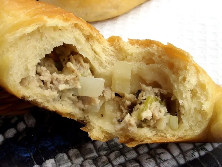 Хлеб-пельмени "тortellini di pane" сестёр симили: шаг 12