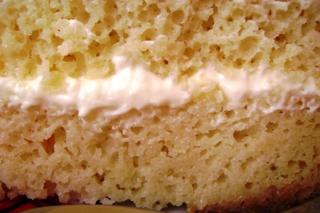 Торт молочно-бисквитный «куда уходит детство….»: шаг 6
