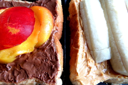 Сладкие сэндвичи с фруктами: шаг 2