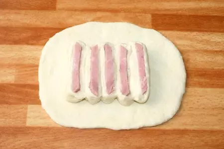 Булочки с ветчиной и сыром: шаг 10