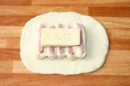 Булочки с ветчиной и сыром: шаг 11