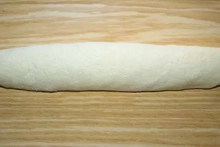 Творожные «улитки» с мясным фаршем: шаг 6