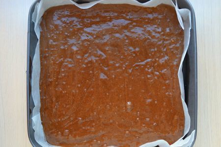 Шоколадно-ореховый  пирог с творожным кремом.: шаг 3