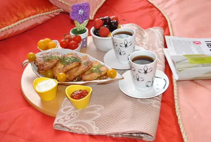 Вафли с курицей к завтраку: шаг 6