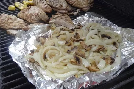 Рыба с овощами на гриле: шаг 6