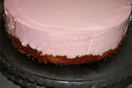 Торт с малиновым суфле: шаг 8