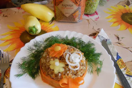 Гречка с курицей и овощами "сюрприз": шаг 10