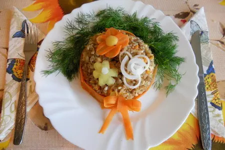 Гречка с курицей и овощами "сюрприз": шаг 11