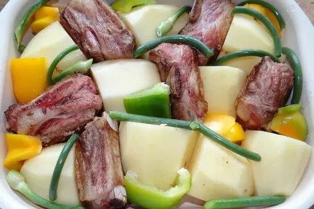 Баранина с овощами и фенхелем в томатном соке: шаг 4
