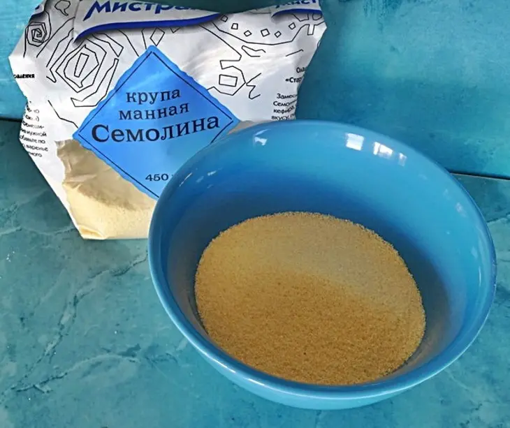 Павлова с кремом из семолины.: шаг 5