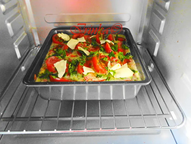 Кабачки в омлете: шаг 7