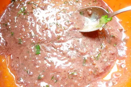 Запеканка из гречки с  печенью и петрушкой: шаг 3