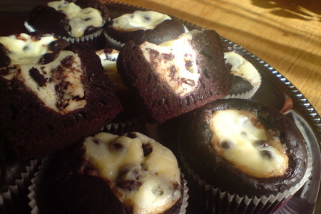 Шоколадные кексы с  творожным сыром и шоколадными каплями: шаг 8