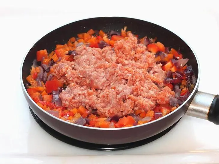 Запеканка из булгура с мясным фаршем: шаг 5