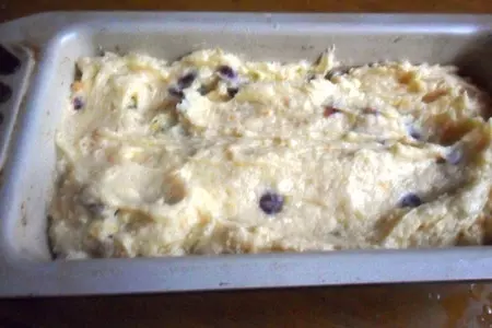 Апельсиновый кекс на рисовой муке с клюквой: шаг 6