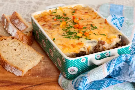 Мусака с говядиной, баклажанами и классическим соусом "бешамель": шаг 15