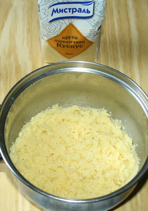 Салат «фруктовый кус-кус»: шаг 5