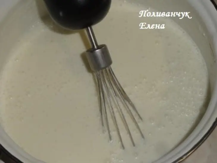 Трехслойный творожный десерт: шаг 2