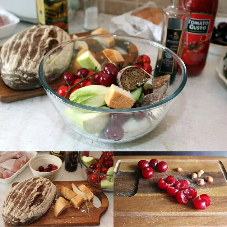Курица, запеченная с вишней, бальзамиком и томатами: шаг 2