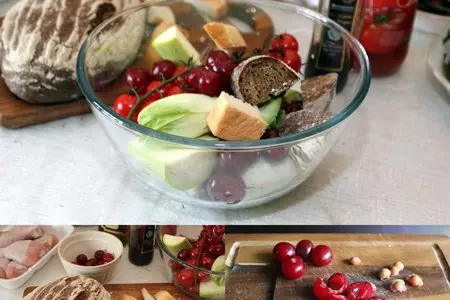 Курица, запеченная с вишней, бальзамиком и томатами: шаг 2