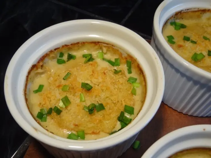 Жульен с омарами, грибами и ромом: шаг 8