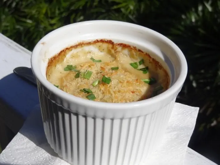 Жульен с омарами, грибами и ромом: шаг 9