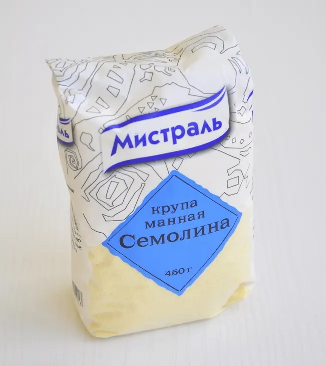 Хлеб из семолины с маслинами: шаг 1