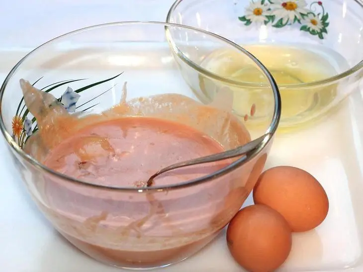 Суфле из сока "томато густо" с макаронами: шаг 3
