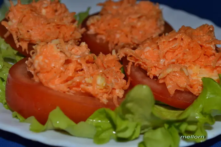 Закуска из моркови с чесноком: шаг 4