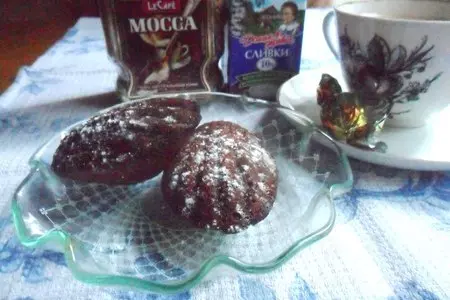 Пирожные "мадлен" из черёмуховой муки: шаг 7