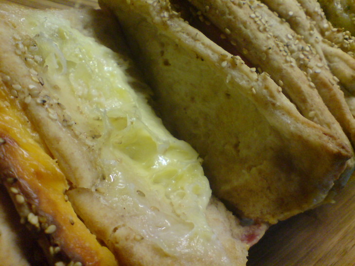 Monte-cristo bread//закусочный хлеб с ветчиной и сыром: шаг 8