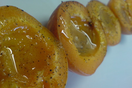Салат  из персиков и камамбера  "дамский каприз": шаг 5