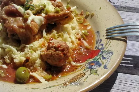 Индейка с кускусом и томатным соусом: шаг 4