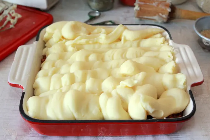 Британский пастуший пирог "shepherd's pie": шаг 9