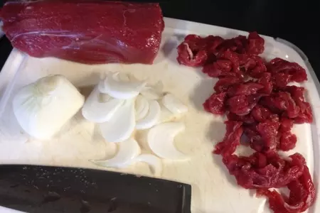 Говядина в устричном соусе с лапшой: шаг 4