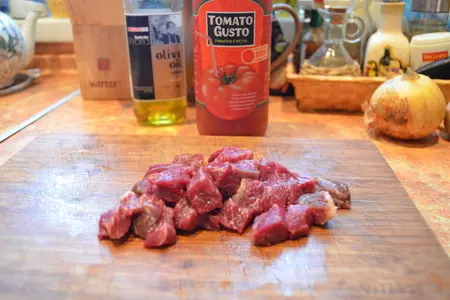 Томатное рагу из фасоли с бараниной и индийскими нотками: шаг 3