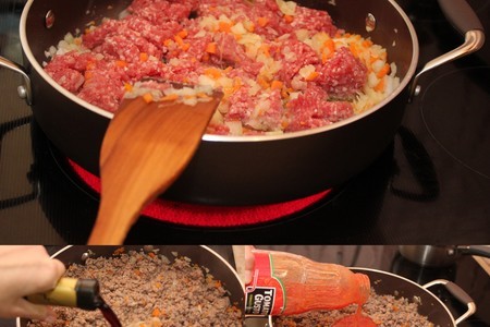 Лазанья с мясным соусом и томатами : шаг 2
