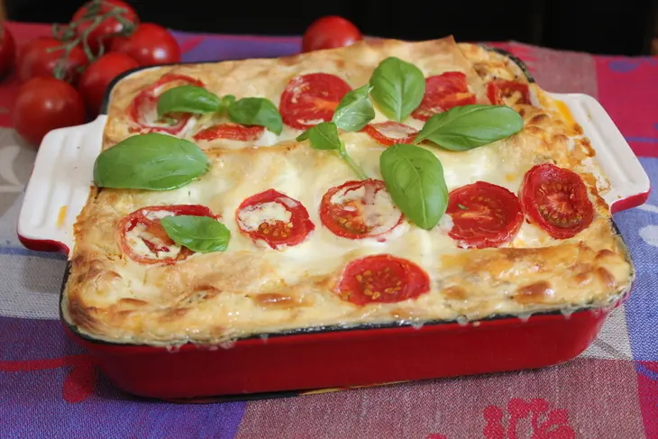 Лазанья с мясным соусом и томатами: шаг 6