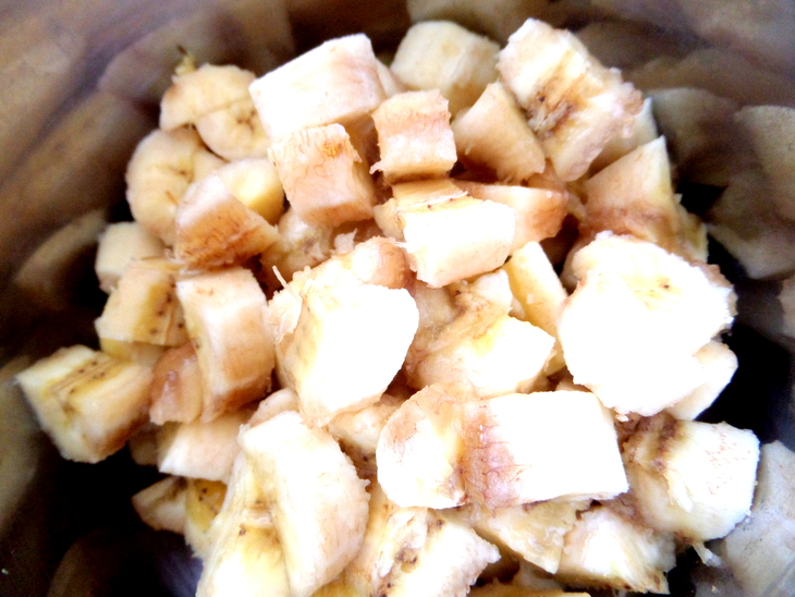 Янтарный джем "банан+груша+киви": шаг 2