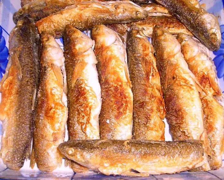 Пеленгасы с креветками в сливках: шаг 2