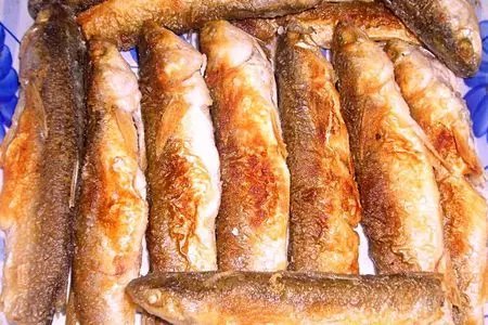 Пеленгасы с креветками в сливках: шаг 2